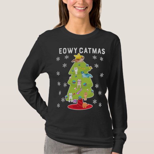 Meowy Christmas Cat Tree of Ugly Christmas Sweater