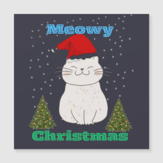 Meowy Christmas Cute Cat Design | Funny Holiday Ca