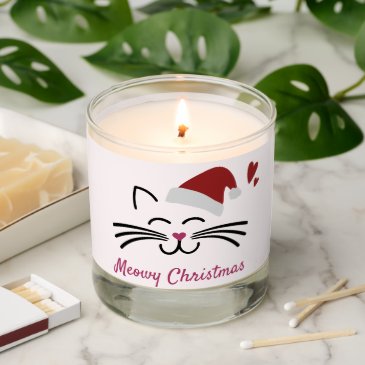 Meowy Christmas - Cute Kitten w. Santa Hat