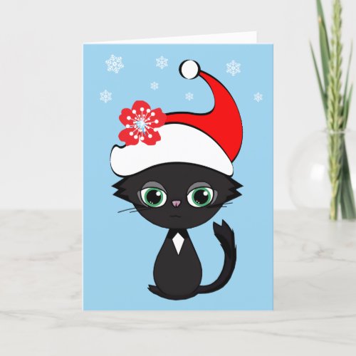 Meowy Christmas From the Cat Holiday Card
