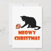 Meowy Christmas Funny Cat (Front)