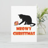 Meowy Christmas Funny Cat (Standing Front)