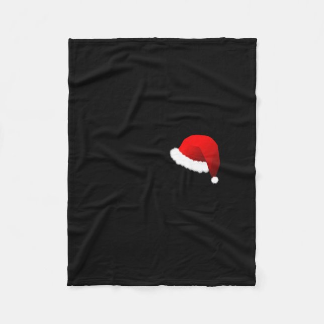 Meowy Christmas Funny Cat Humorous  Fleece Blanket (Front)