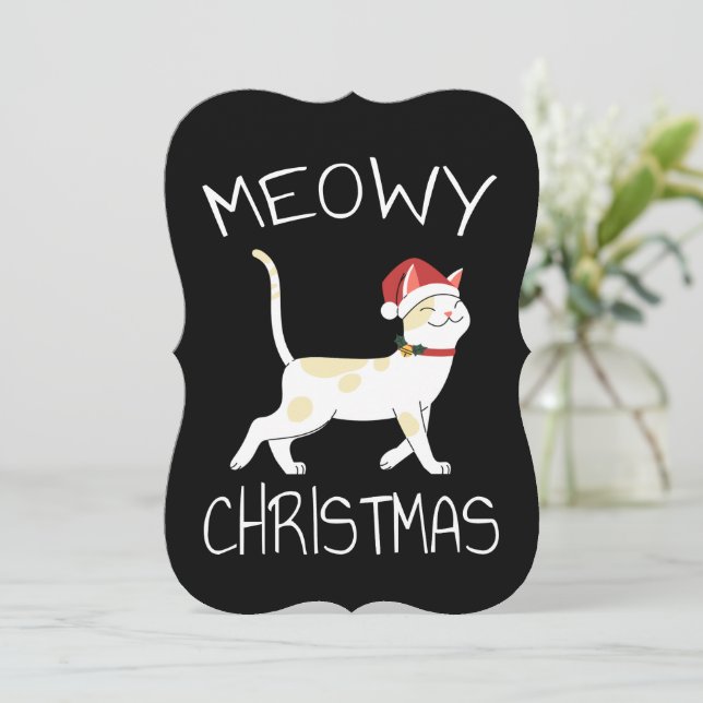 Meowy Christmas - Funny Christmas 2022   (Standing Front)