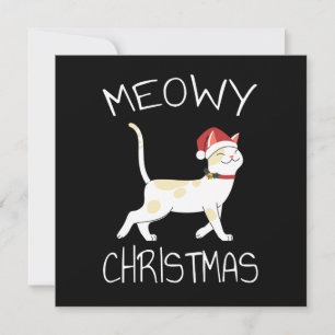 Meowy Christmas - Funny Christmas 2022   Invitation