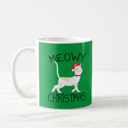 Meowy Christmas - Funny Christmas Coffee Mug