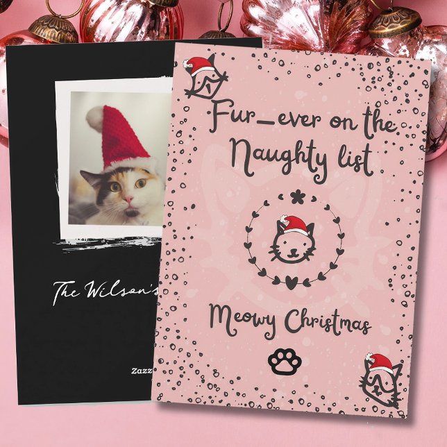 Meowy christmas  holiday card (Creator Uploaded)