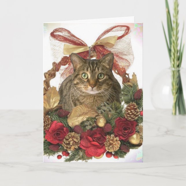 Meowy Christmas! Holiday Card (Front)