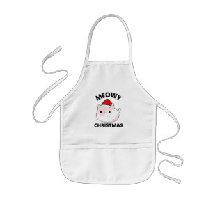 Meowy Christmas Kids' Apron