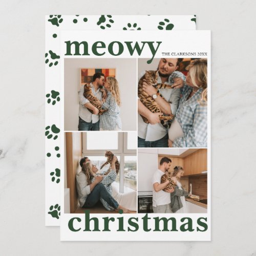Meowy Christmas Modern Pet Holiday