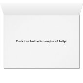 Meowy Christmas Sphinx Cat (Inside Horizontal (Bottom))