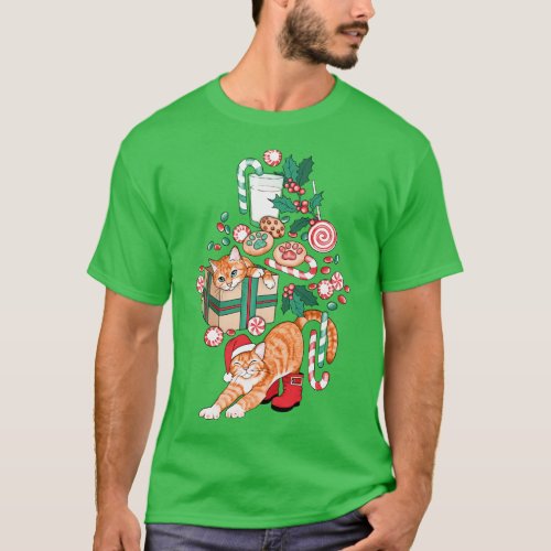 Meowy Christmas T_Shirt