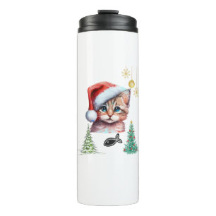 Meowy Christmas! Thermal Tumbler