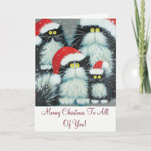 Meowy Christmas To You! Christmas Card