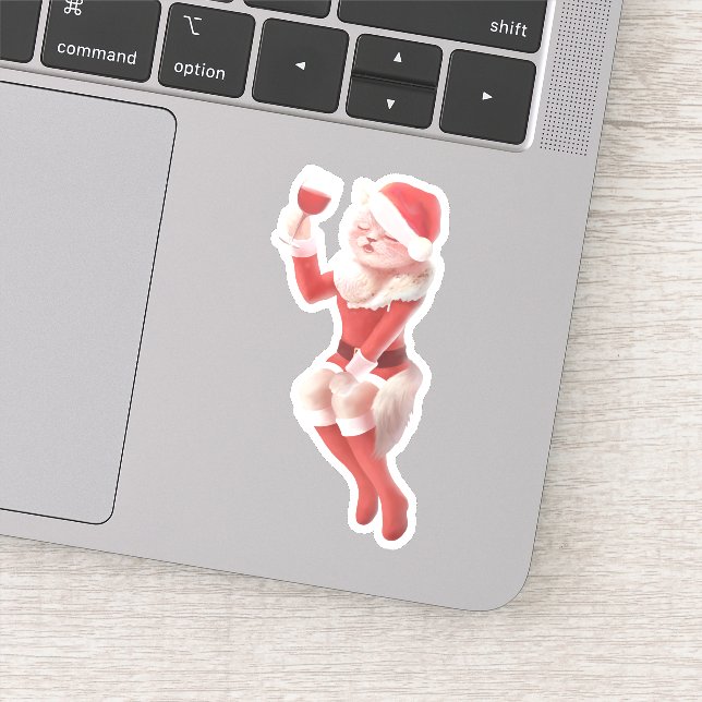 Meowy Christmas Toast Sticker (Detail)