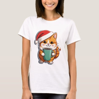 Meowy Jolly Coffee Club T-Shirt