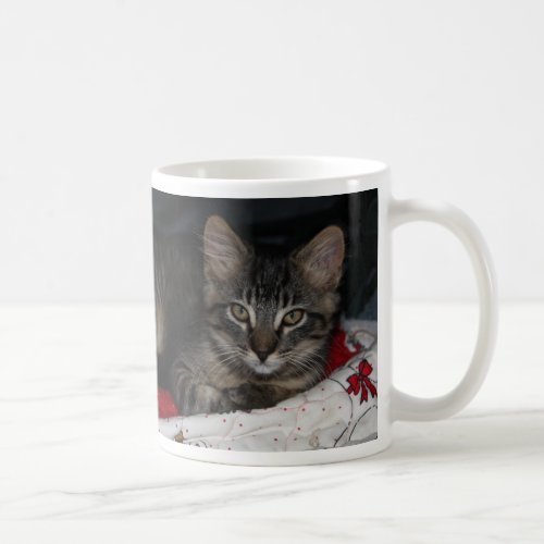 Meowy Little Christmas Kitten Mug