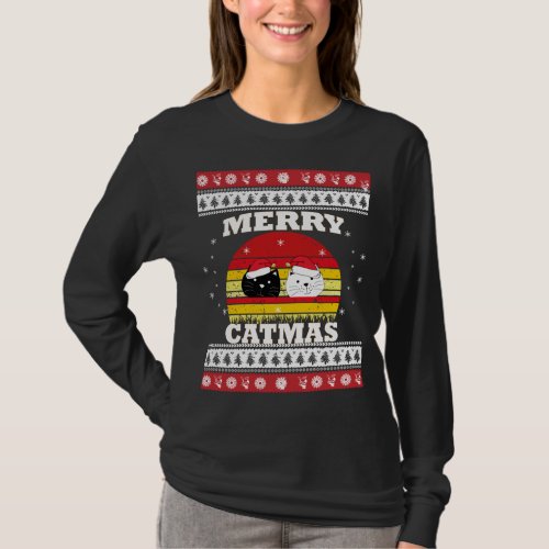 Meowy Merry Catmas Ugly Christmas Sweater