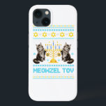 Meowzel Tov Chanukah Jewish Cat Owner Ugly Hanukka iPhone 13 Case<br><div class="desc">Meowzel, Tov, Chanukah, Jewish, Cat, Owner, Ugly, Hanukkah, 105</div>