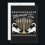 Meowzel Tov Funny Chanukah Hanukkah Ugly Sweater Announcement<br><div class="desc">Meowzel Tov Funny Chanukah Hanukkah Ugly Sweater</div>