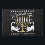 Meowzel Tov Funny Chanukah Hanukkah Ugly Sweater Kitchen Towel<br><div class="desc">Meowzel Tov Funny Chanukah Hanukkah Ugly Sweater</div>