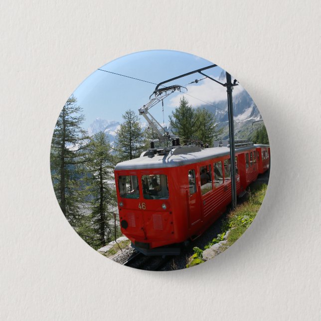 Mer de Glace - Chamonix France Button (Front)