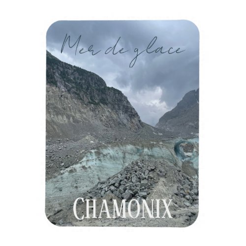 Mer de glac Chamonix Mont Blanc French Alpes Magnet
