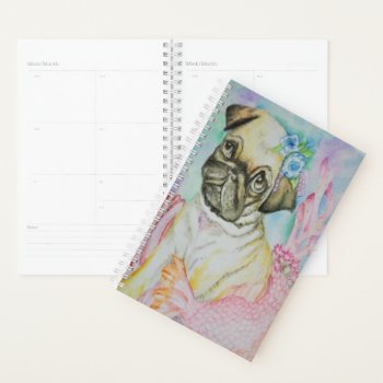 Mer-pug Planner by UndefineHyde at Zazzle