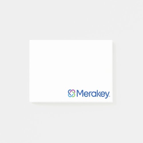 Merakey Logo 4x3 Post_It Notes