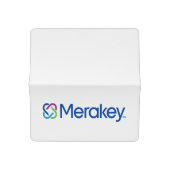 Merakey Logo Checkbook Cover (Open)