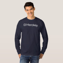 Merakey Logo Navy Long-Sleeve T-Shirt