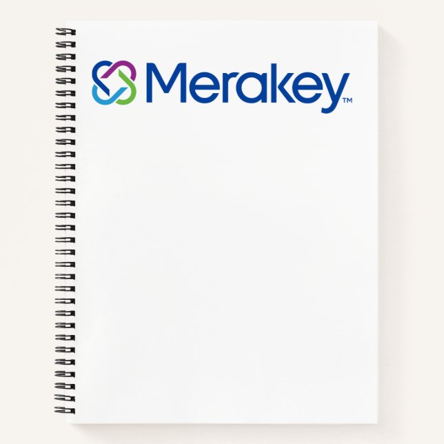 Merakey Logo Spiral Notebook (Front)