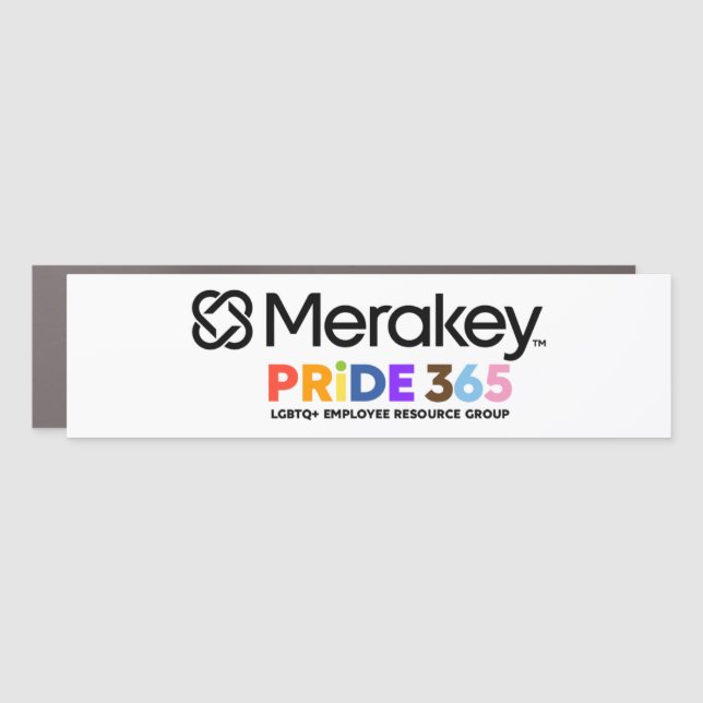 Merakey PRIDE Car Magnet (Front)