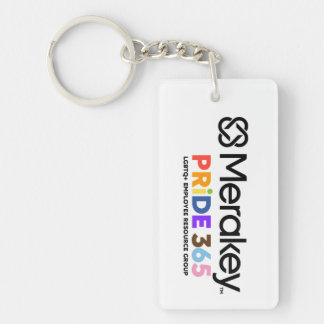 Merakey PRIDE Rectangle Keychain