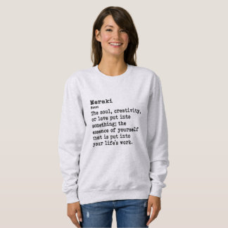 Meraki: Crew Neck Sweatshirt