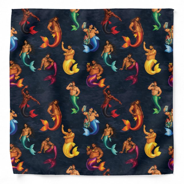 Merbear Lagoon Bandana (Front)