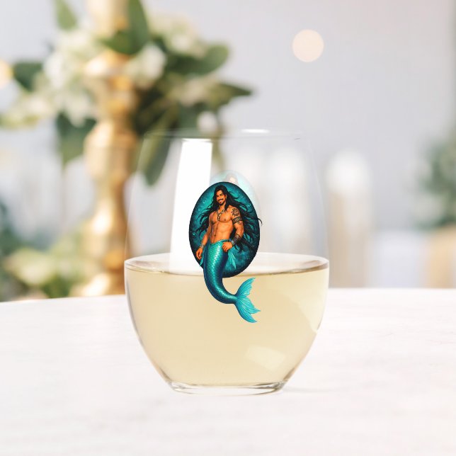 Merbear Lagoon - Cheydan Tidemarsh Stemless Wine Glass (Insitu (Wedding))
