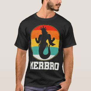 Merbro Security Merman Mermaid Brother Fish Male S T-Shirt