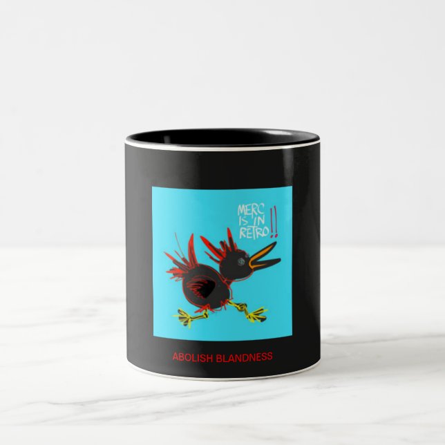 MERC IS IN RETRO 11 oz. two-tone mug (Center)