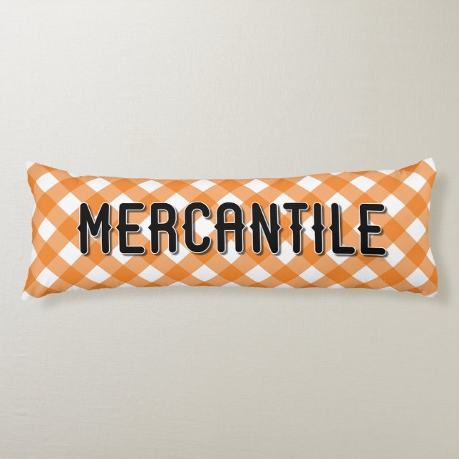 MERCANTILE BODY PILLOW (Front)