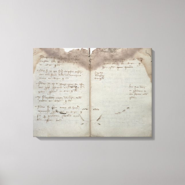 Mercantile documents, letter of acceptance of chan canvas print (Front)