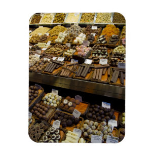 Mercat de Sant Josep, assorted chocolate candy Magnet