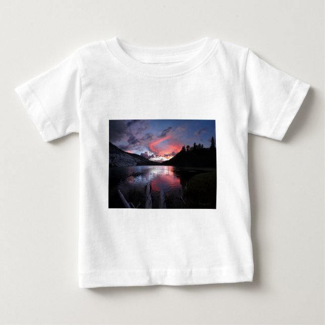 Merced lake Sunset - Yosemite - California Baby T-Shirt (Front)