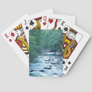 Merced River by Happy Isles, Yosemite, CA Poker Cards