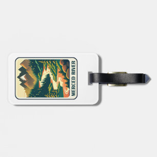 Merced River California Colors Luggage Tag