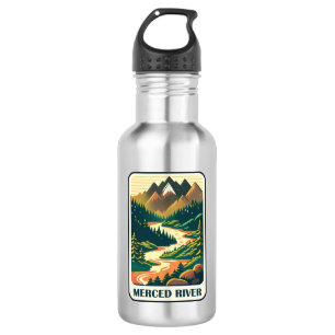 Merced River California Colors Stainless Steel Water Bottle