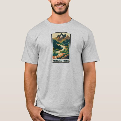 Merced River California Colors T_Shirt
