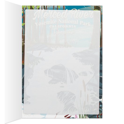 Merced River California travel poster (Inside (Right))