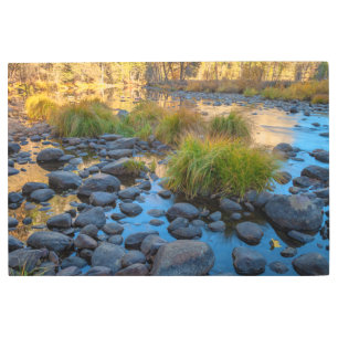 Merced River in Autumn Metal Print