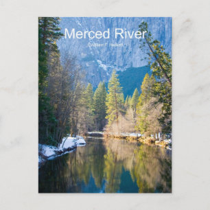 Merced River January Yosemite California Products Postcard